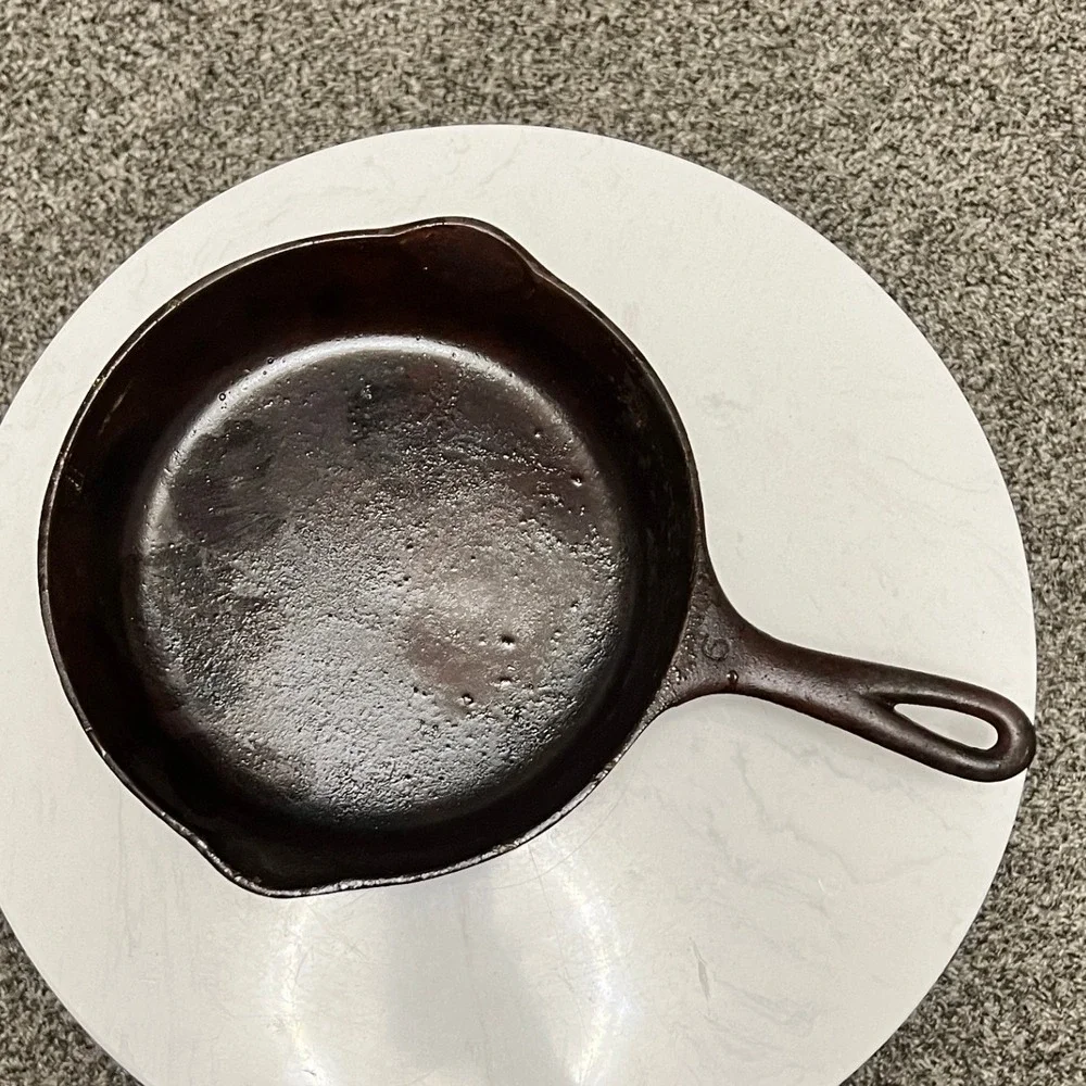 Wagner Ware Iron Skillet #6 Sidney -O- Cast 1056 N 9